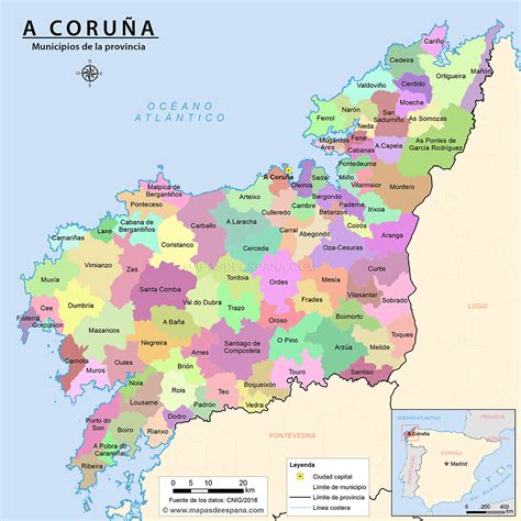 Mapa gay 2025 de La Coruña